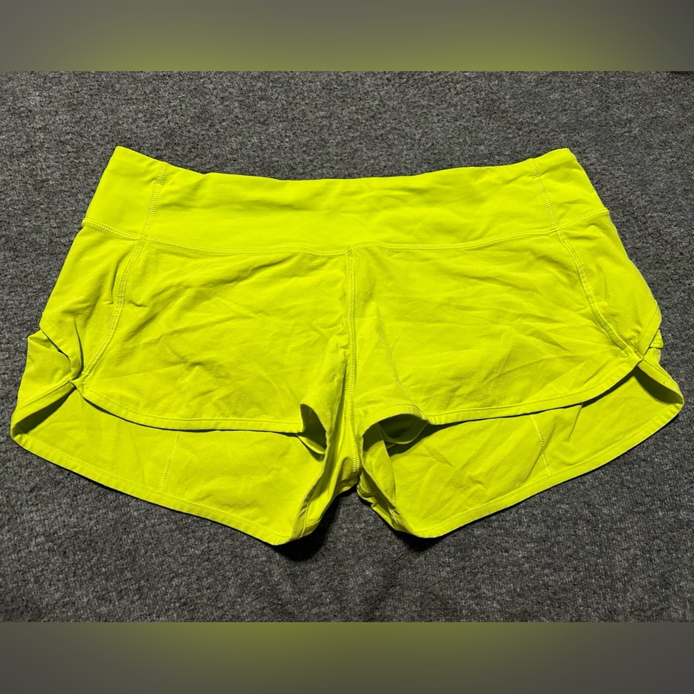 Lululemon Speed Short 2.5” Low Rise Size 8 Antidote Lined